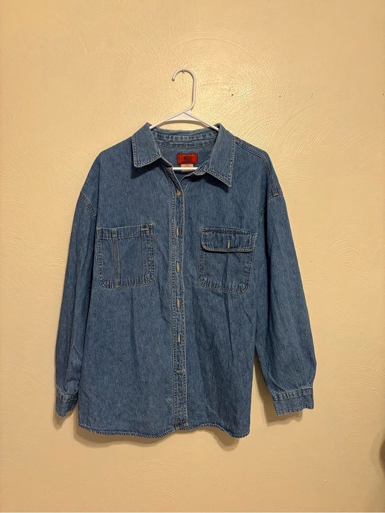 Kiko Tops - 💙 Vintage Kiko-mo Blue Jeans Denim Button Front Shirt Jacket Women’s 20W